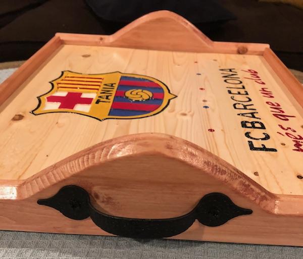 Side barca tray
